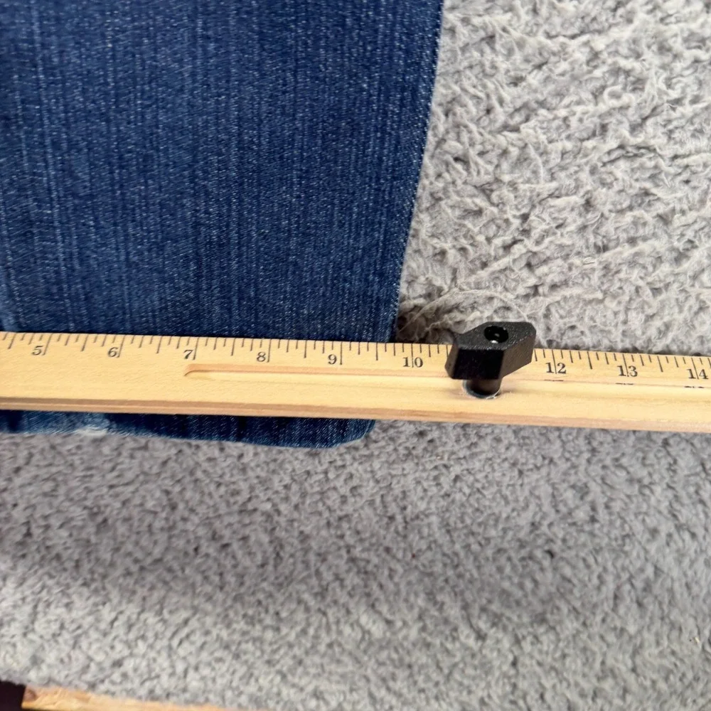 Vintage Stub Jeans Mens 32x32 Blue Cotton Denim Straight Baggy Streetwear Faded
